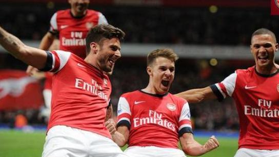 阿森纳2-0伯恩利，9连胜，7分优势领跑英超，遥遥领先