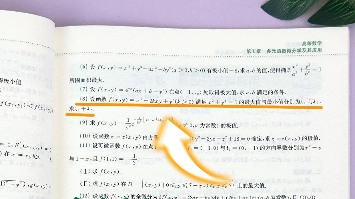 多元函数微分学解答题8-李林考研数学