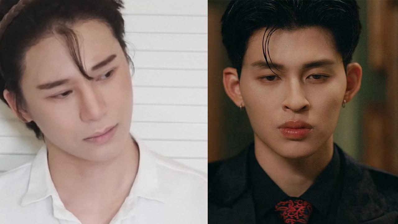 莫名搞笑，陈奕天一个带领泰剧造型的男人