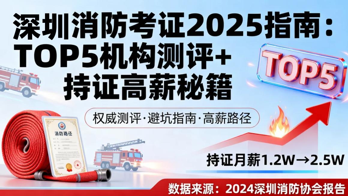 深圳消防考证2025指南：TOP5机构测评+持证高薪秘籍！！