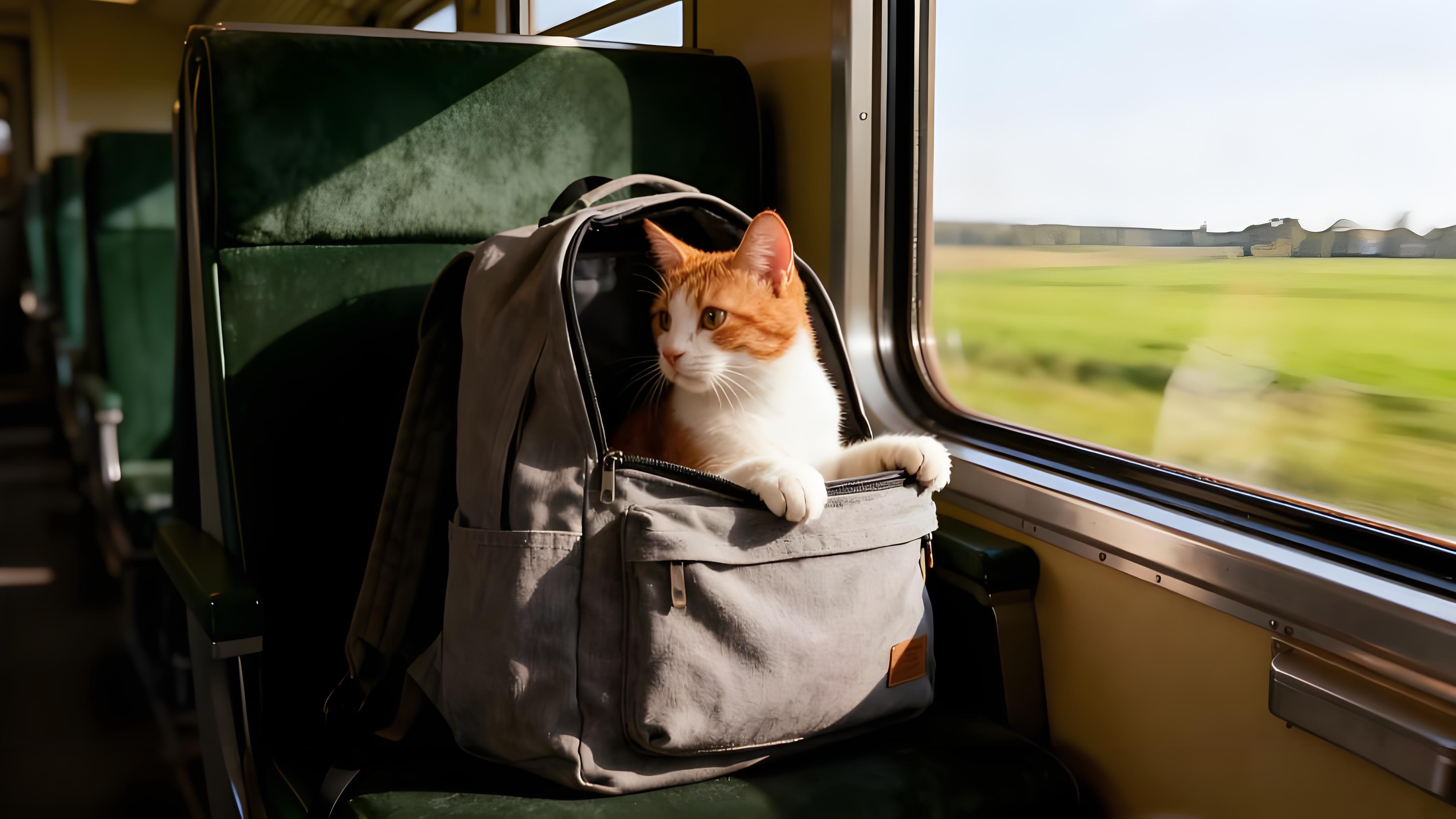 猫可以上火车吗？铁途携宠行 暖意护毛球——火车带猫指南