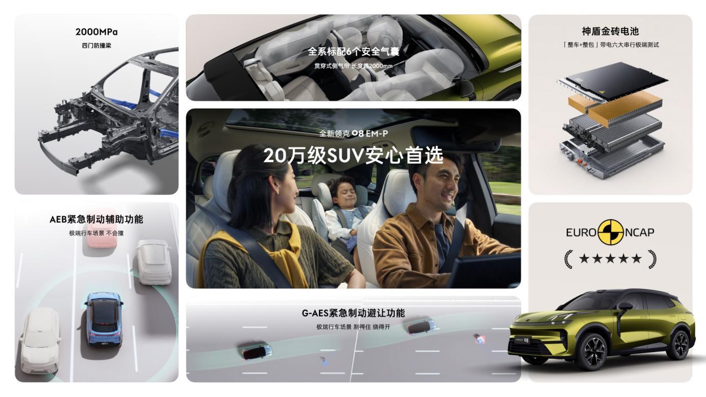全新领克08 EM-P上市：20万级智混SUV的全维进阶之作