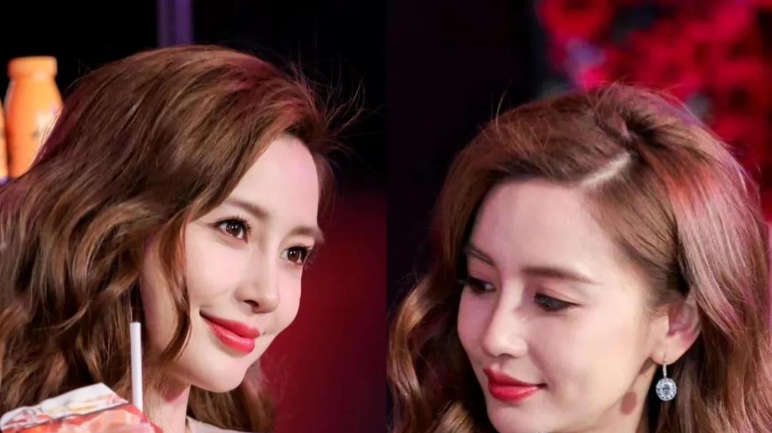 Angelababy杨颖穿薄纱透视裙惊艳亮相，终于有点肉肉不再干瘦，生图状态美到爆！