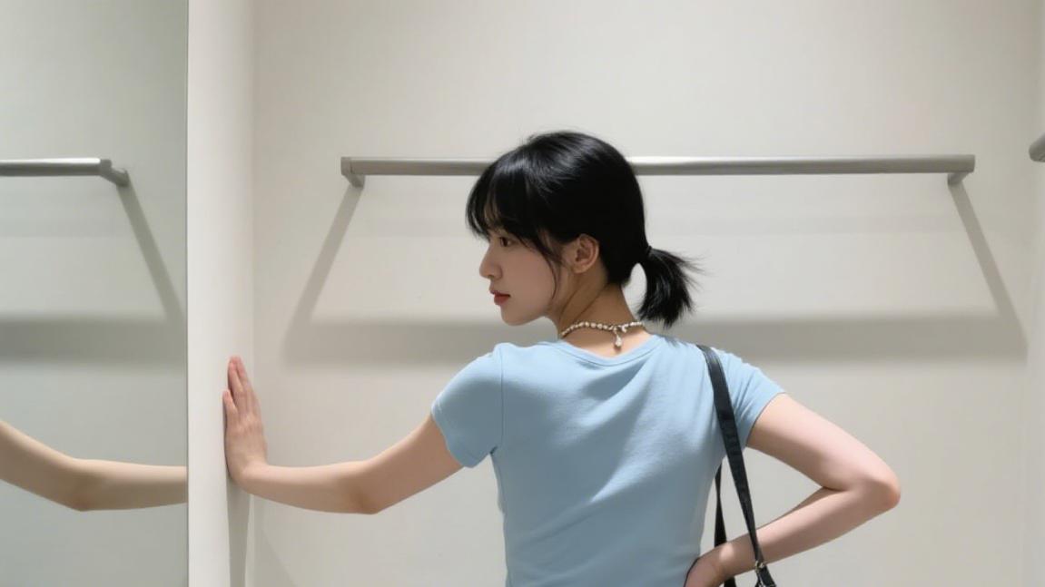 夏日清新风：牛仔裙与冷冰蓝色短上衣的时髦搭配，运动休闲风的德训鞋点亮你的造型