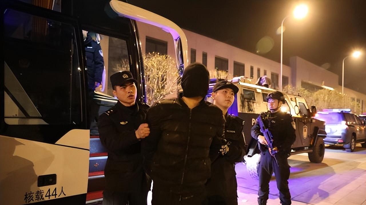 中国警方跨国营救真实录像，6男1女外衣被扒，狗链锁脖关铁笼遭电棍击打