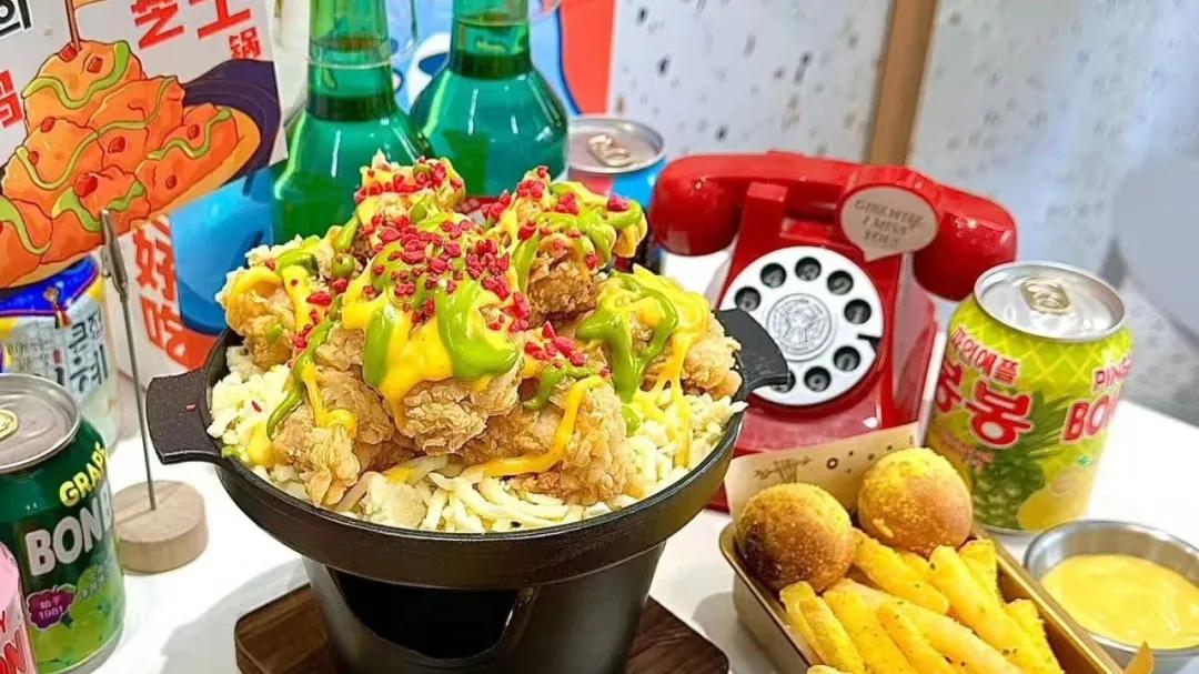 主打“好吃好玩好拍好看”！熊家无二韩式炸鸡火成网红美食？