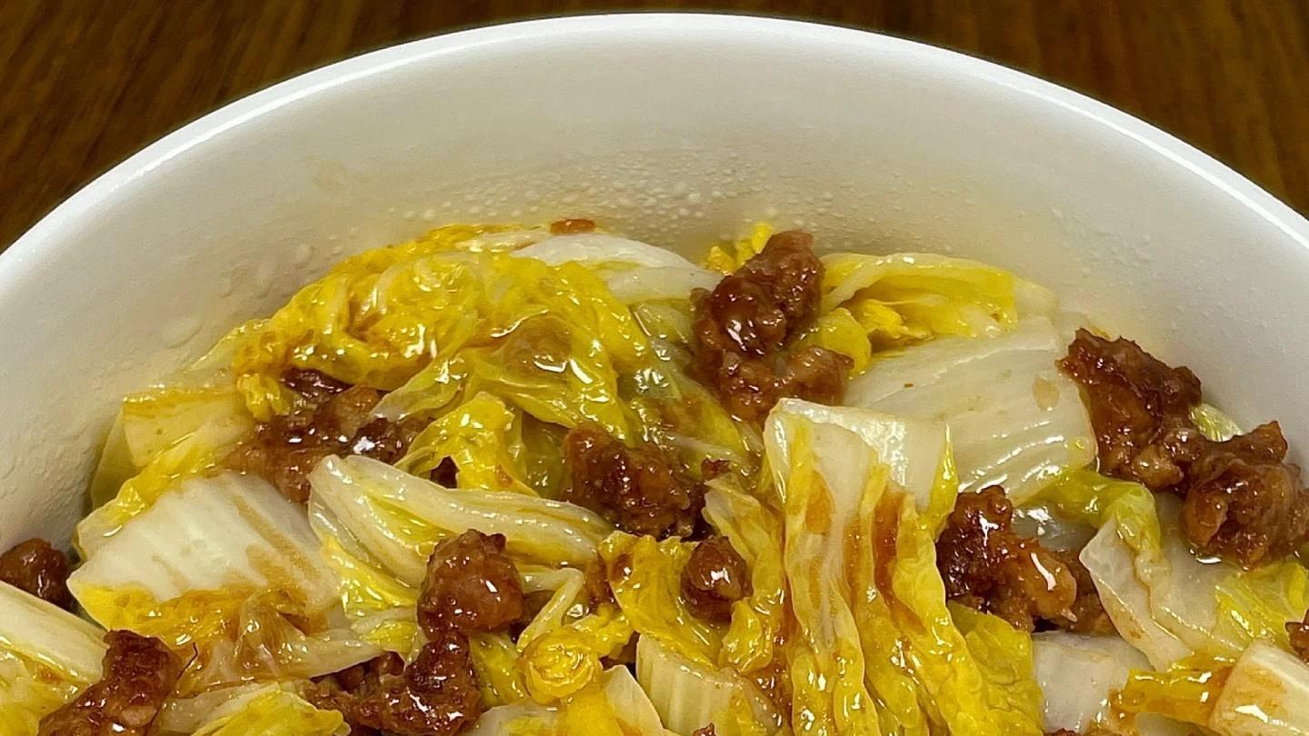 绝了！这道肉沫娃娃菜跟我这样做，简单又美味