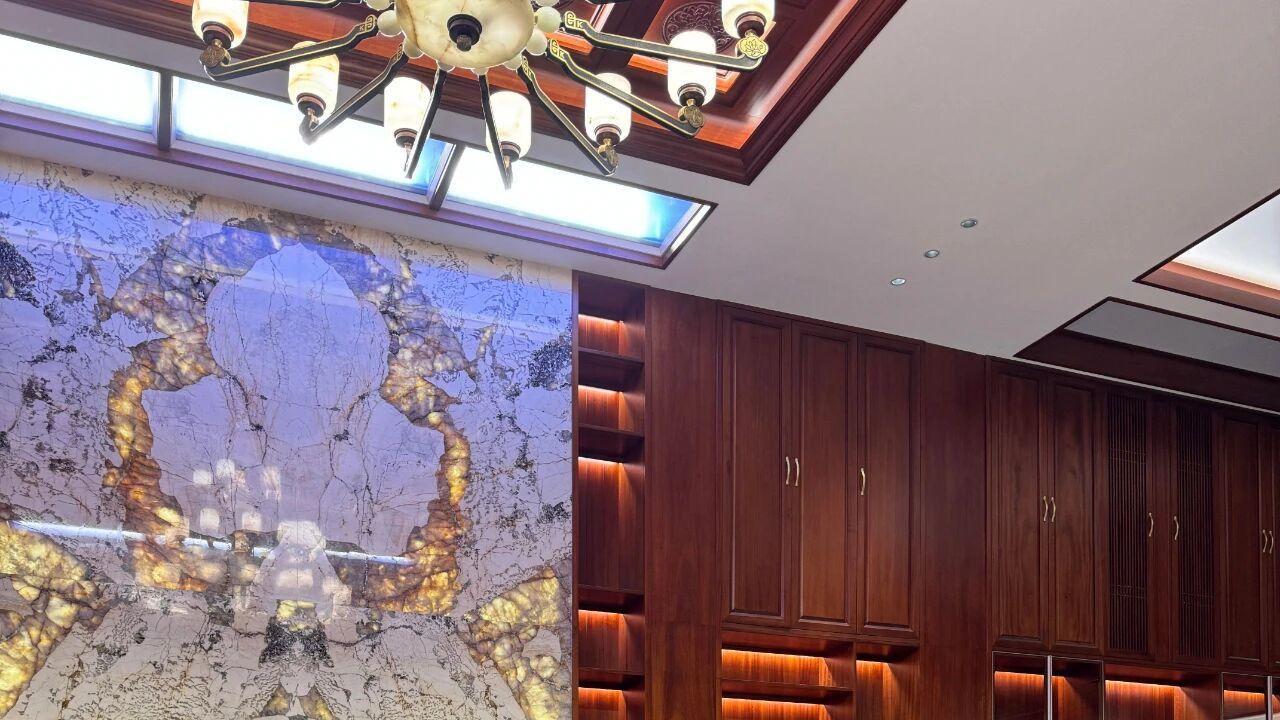 新中式红木别墅真的把我硬控住了！