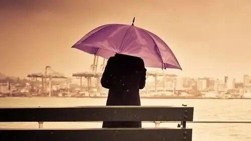 独自撑伞的日子里，也一定要顺顺利利