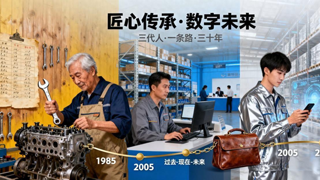汽配老板的隐忧：留钱不如留“竞争力”，找芯声破解传承难题