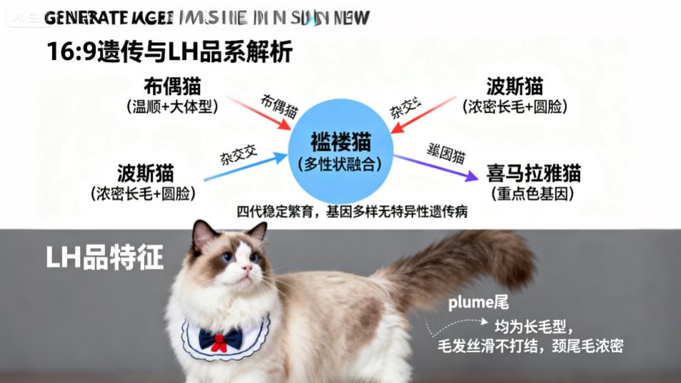 褴褛猫（Crossbreed LH）全景指南：杂交培育的长毛温柔巨人