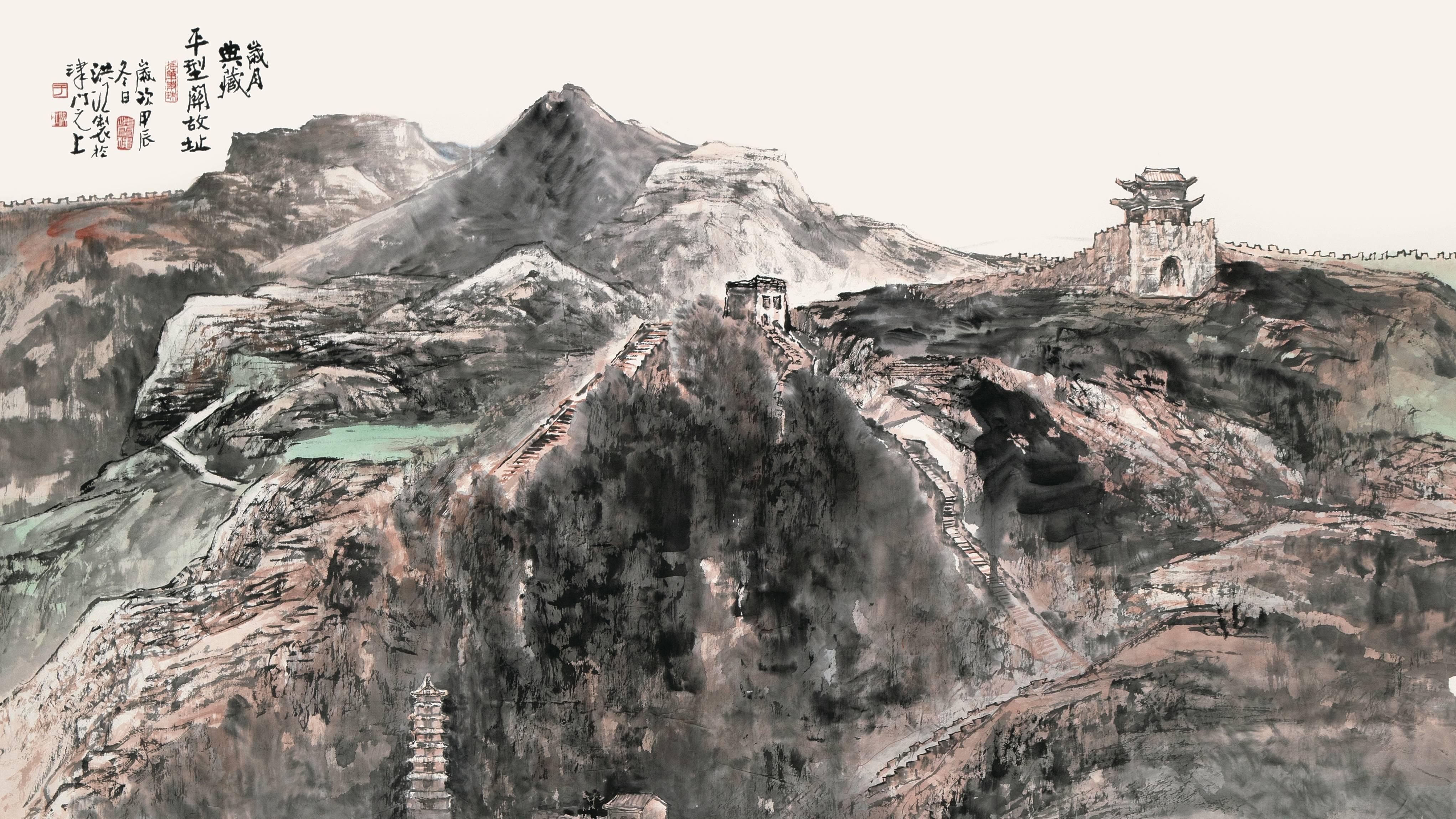 于洪江山水画欣赏：每一笔墨，都是生命对天地的对话