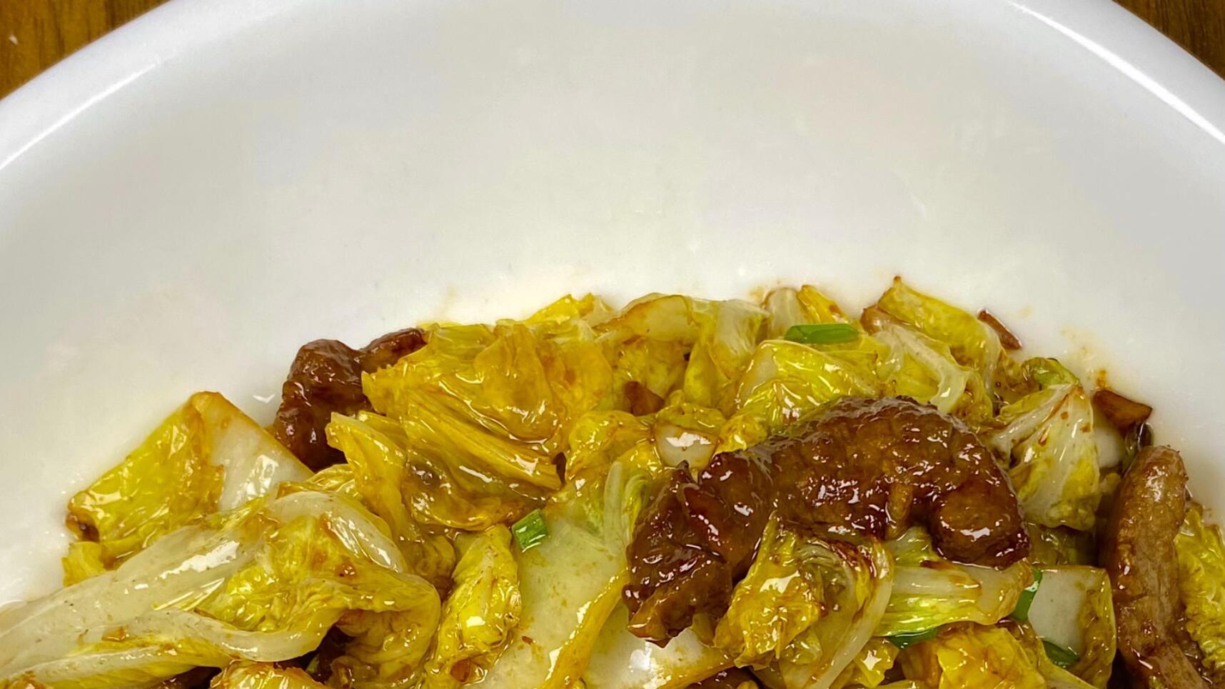 饭店牛肉娃娃菜的家常做法，关键两步不腥不出水