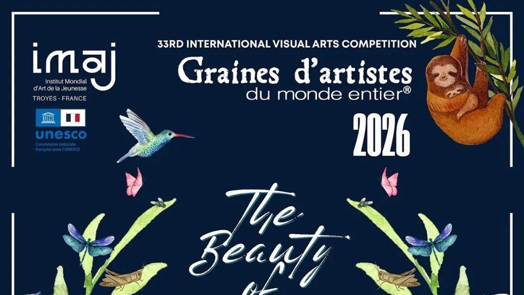 联合国教科文中心支持-2026年第33届法国国际视觉艺术大赛报名啦