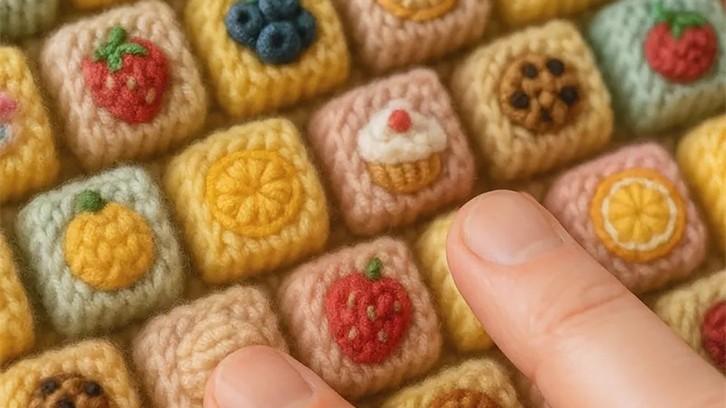 设计资讯｜这些针织键帽，是要把打字变成吃下午茶吧