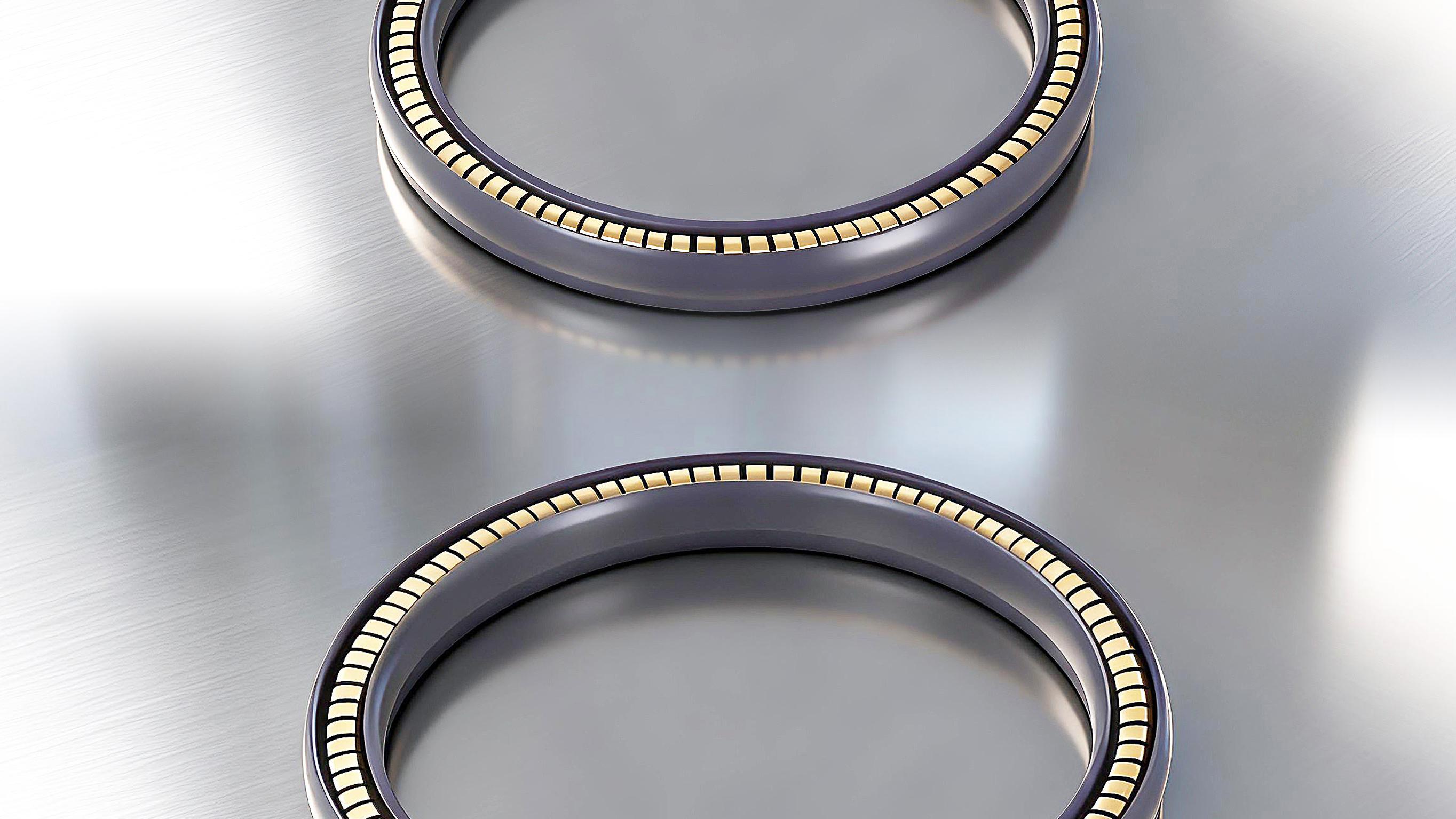 新能源装备金色弹簧泛塞封密封圈PTA工业密封的可靠解决方案!