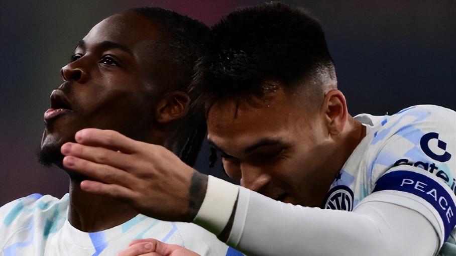 2: 1！劳塔罗传射，比肩姆巴佩哈兰德，国米反超2大对手，登顶意甲