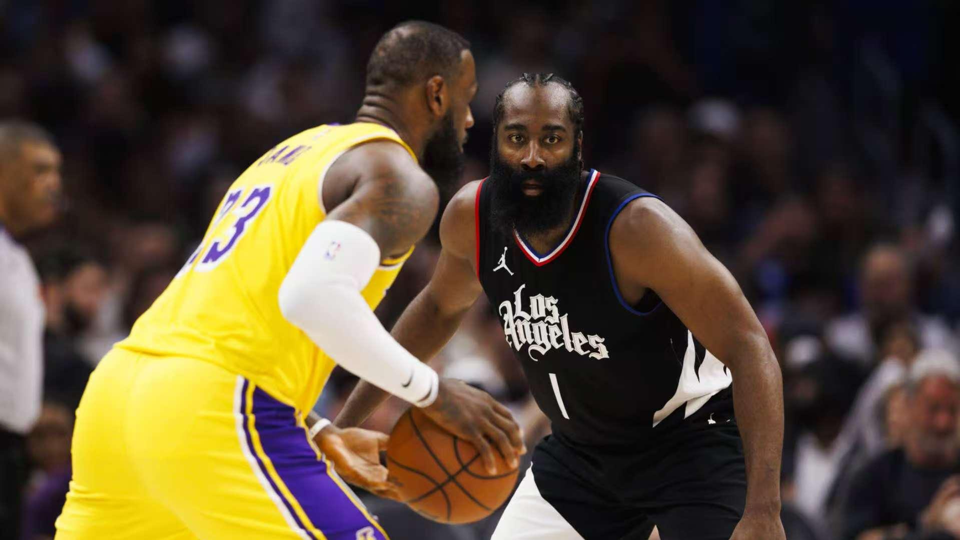 岁末领航破强敌 哈登携快船续写五连胜传奇