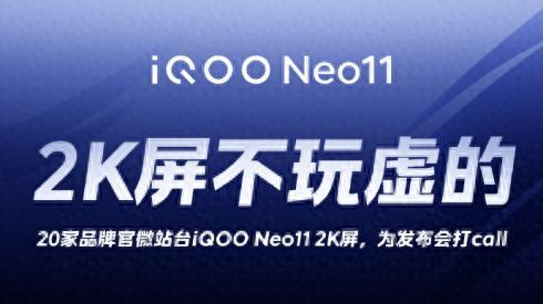 游戏画质天花板！iQOO Neo11 2K+144FPS并发，10.30开售