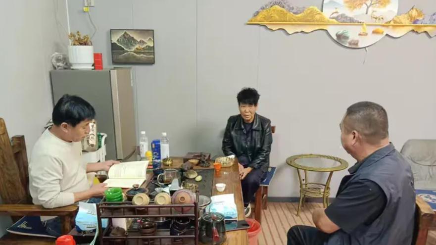以孝治家示范基地杨善庙召开三支队伍义工会议