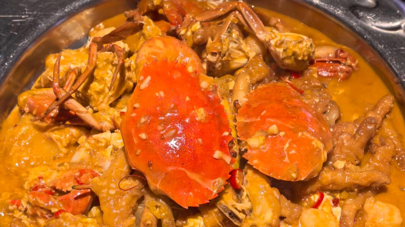 香辣咖喱蟹煲：把泰国夜市搬进我家厨房的魔法