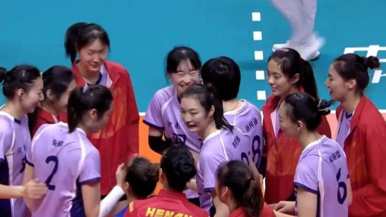 3-2险胜！朱婷36分，河南女排再胜北京，晋级全运会前6