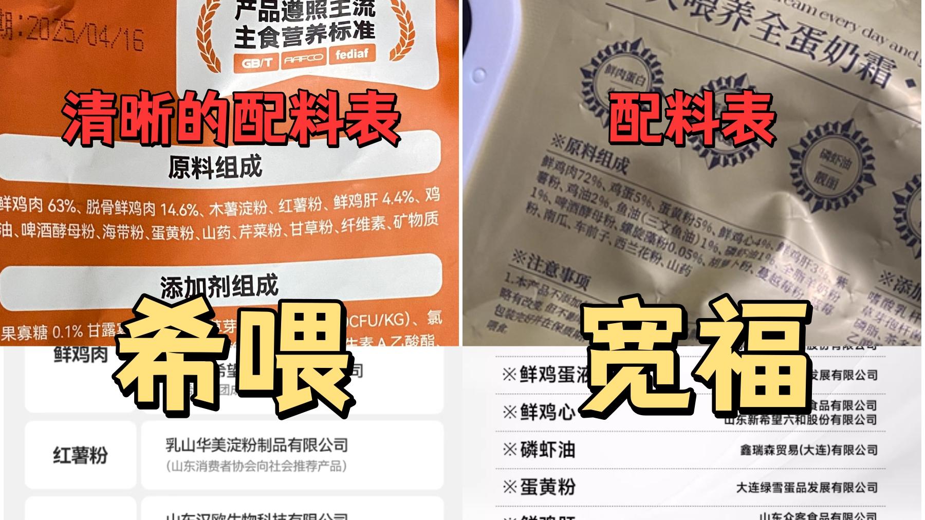 天然猫粮排行榜：希喂、宽福综合情况大揭秘！哪款更好？