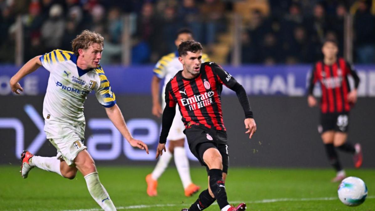 意甲官方第 17 轮首发阵容：AC 米兰对阵维罗纳