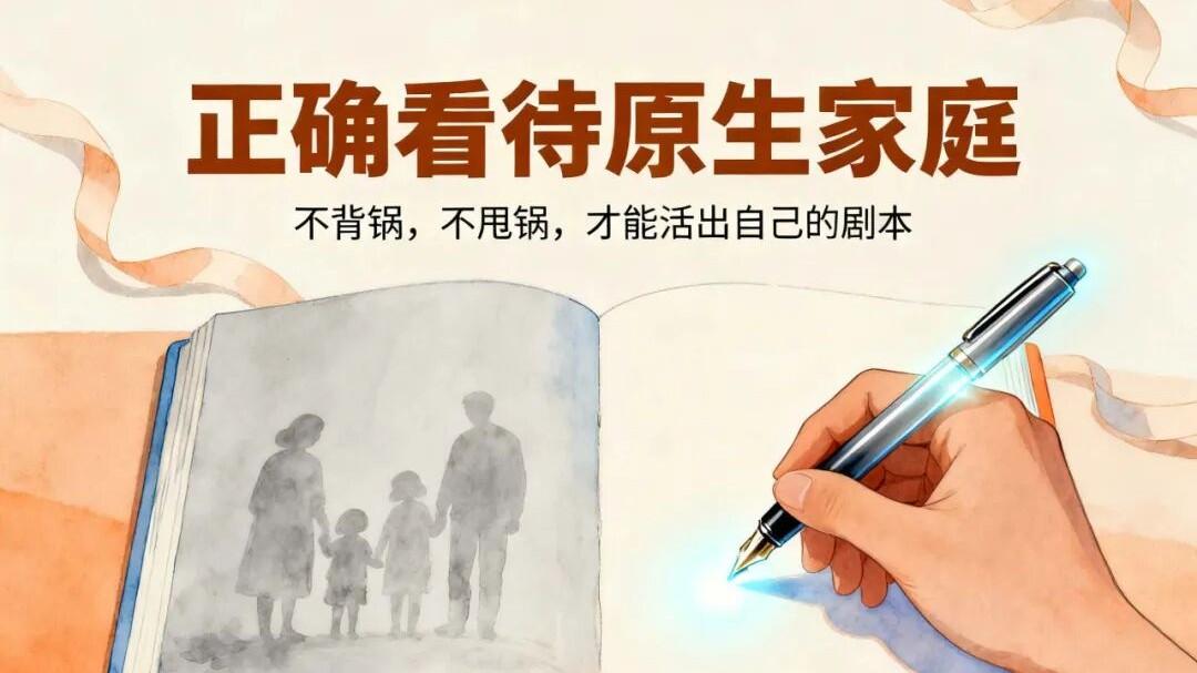 正确看待“原生家庭”——不背锅，不甩锅，才能活出自己的剧本