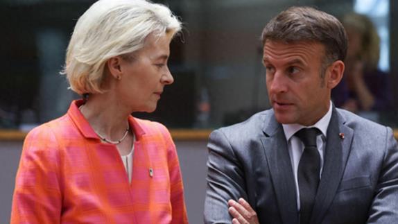 26：1，欧盟准备“投降”，唯独马克龙不肯就范，美财长添了把火