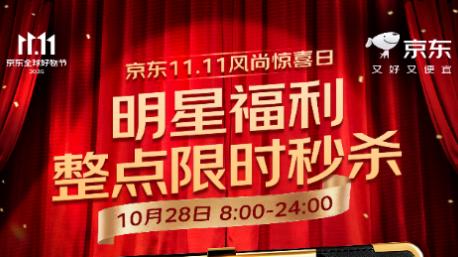 人人可领1000减300大额服饰券！京东11.11风尚惊喜日盛大开启