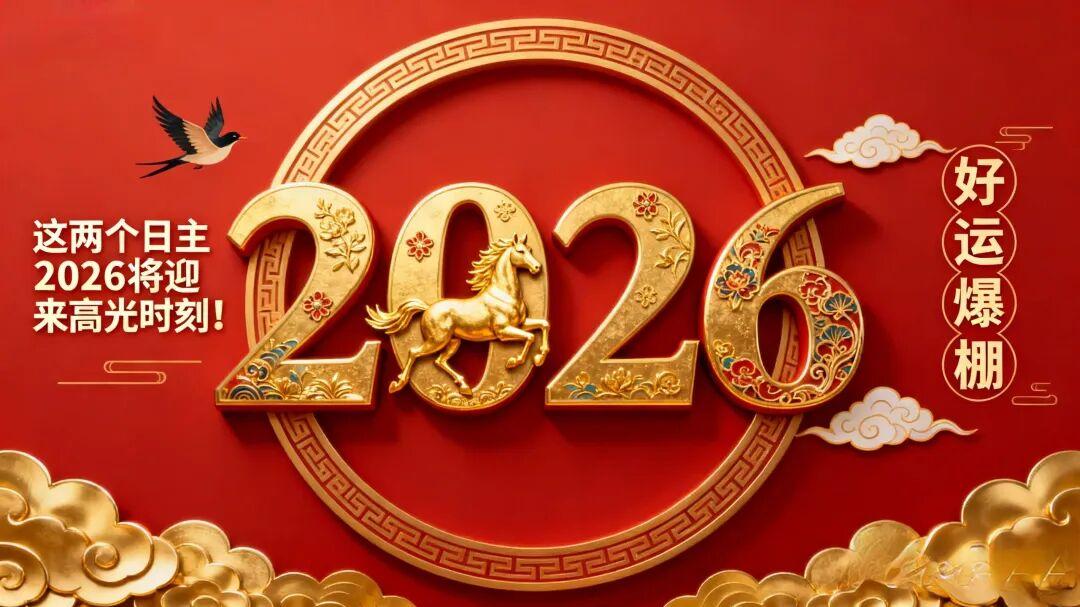 好运爆棚，2026将迎来高光时刻！