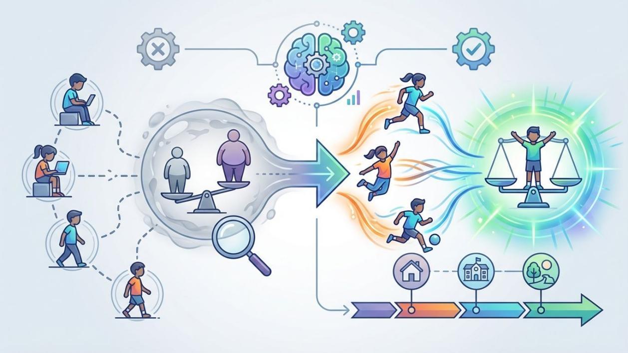 106项研究深度复盘：告别低效带娃，这3种运动模式让孩子远离肥胖