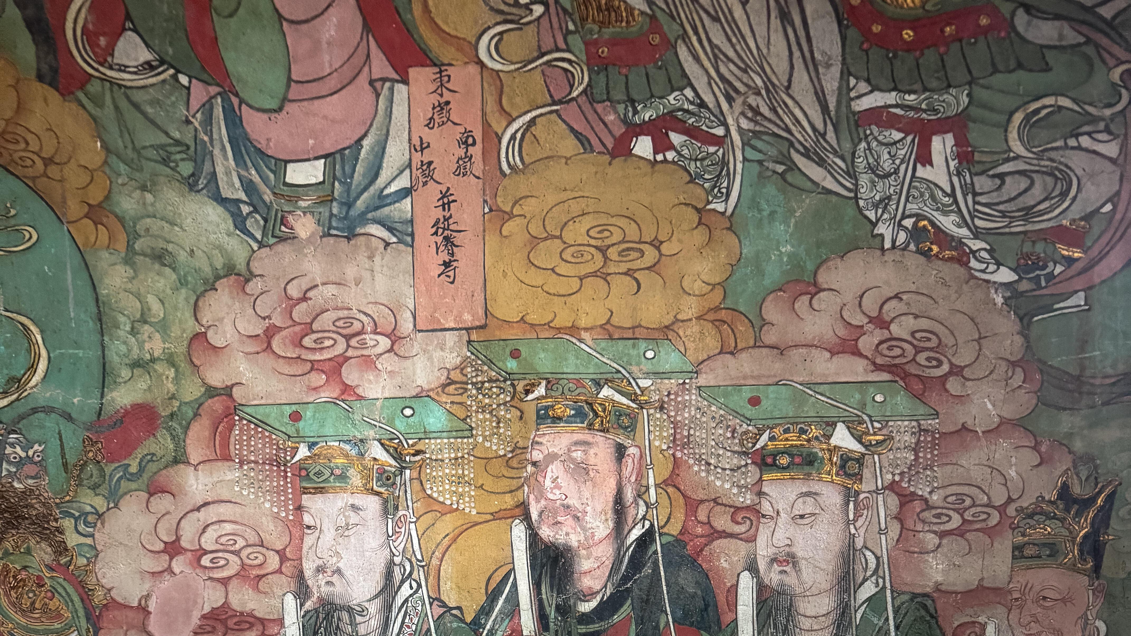 繁峙公主寺，北魏公主修行地藏明代壁画，90平480位神佛媲美永乐宫