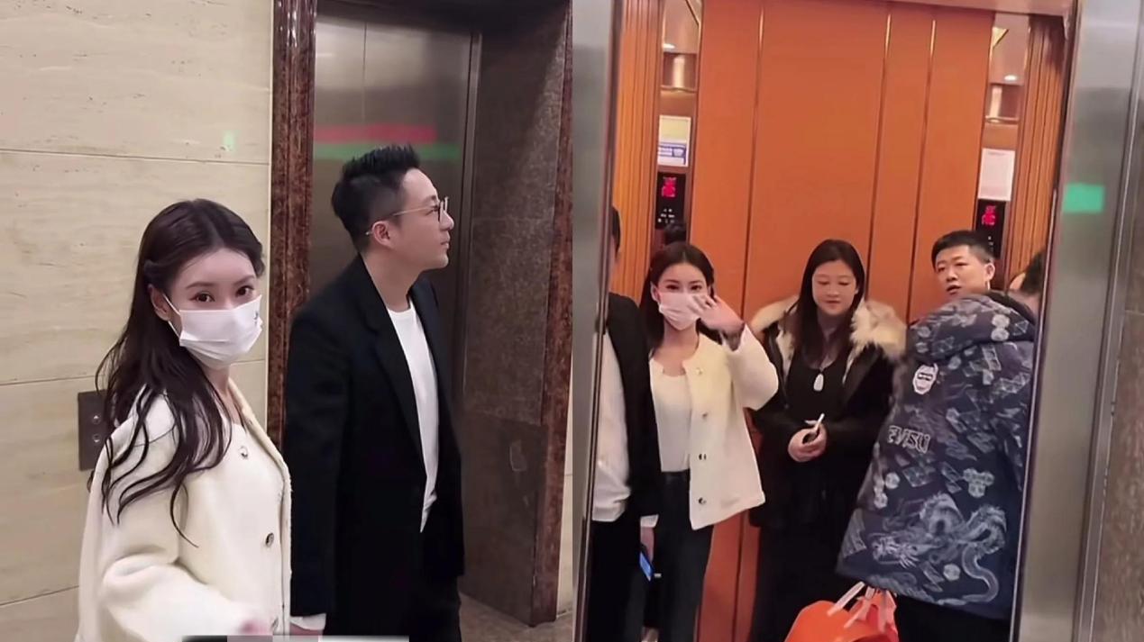 汪小菲夫妇现身长春，小梅白色小香配牛仔裤，张兰回应儿子发脾气