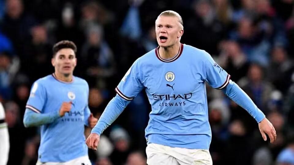 英超百球里程碑近在咫尺，哈兰德只差最后一击