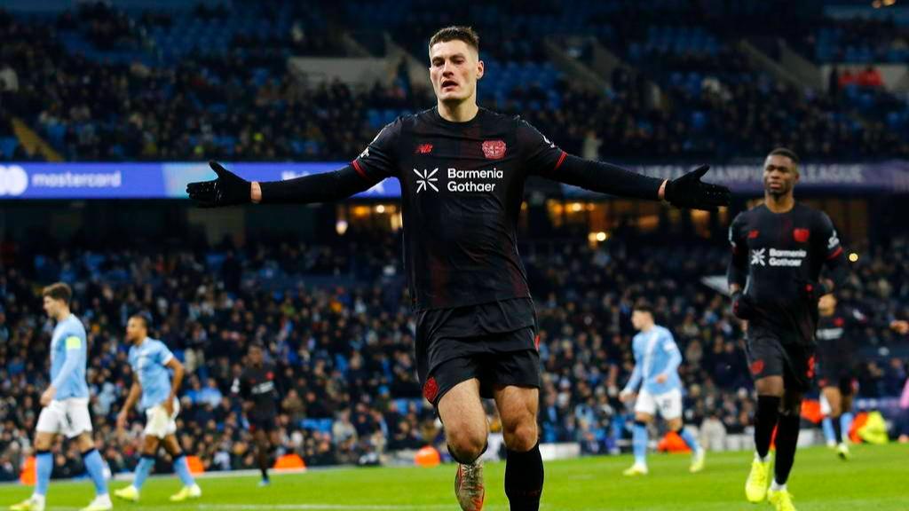 欧冠-格里马尔多破门希克建功 曼城0-2勒沃库森遭首负