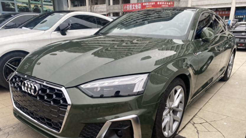 19万出头体验奥迪轿跑SUV，5万公里绿色奥迪A5Sportback