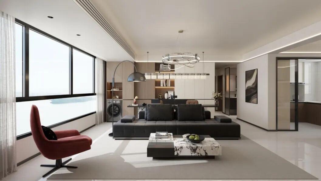 设计作品｜140㎡现代意式美宅：在润兰之城，把生活过成有格调的现代诗