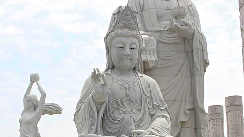大型石雕观音菩萨像是如何运输的？