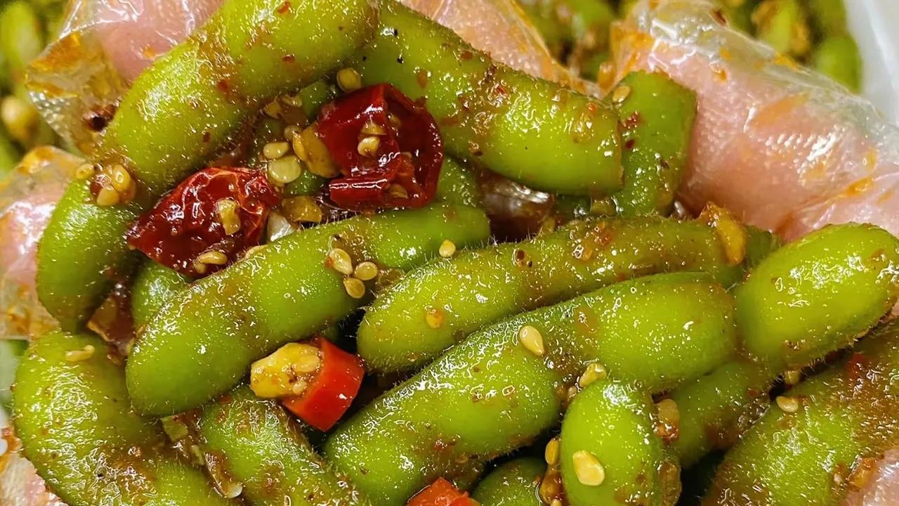 夏日必备捞汁毛豆，清爽解腻超享受！