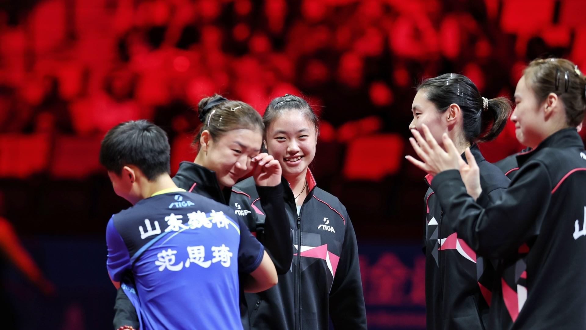 全运女团决赛鏖战5局，陈梦泪别赛场，感谢团队帮她画上圆满句号