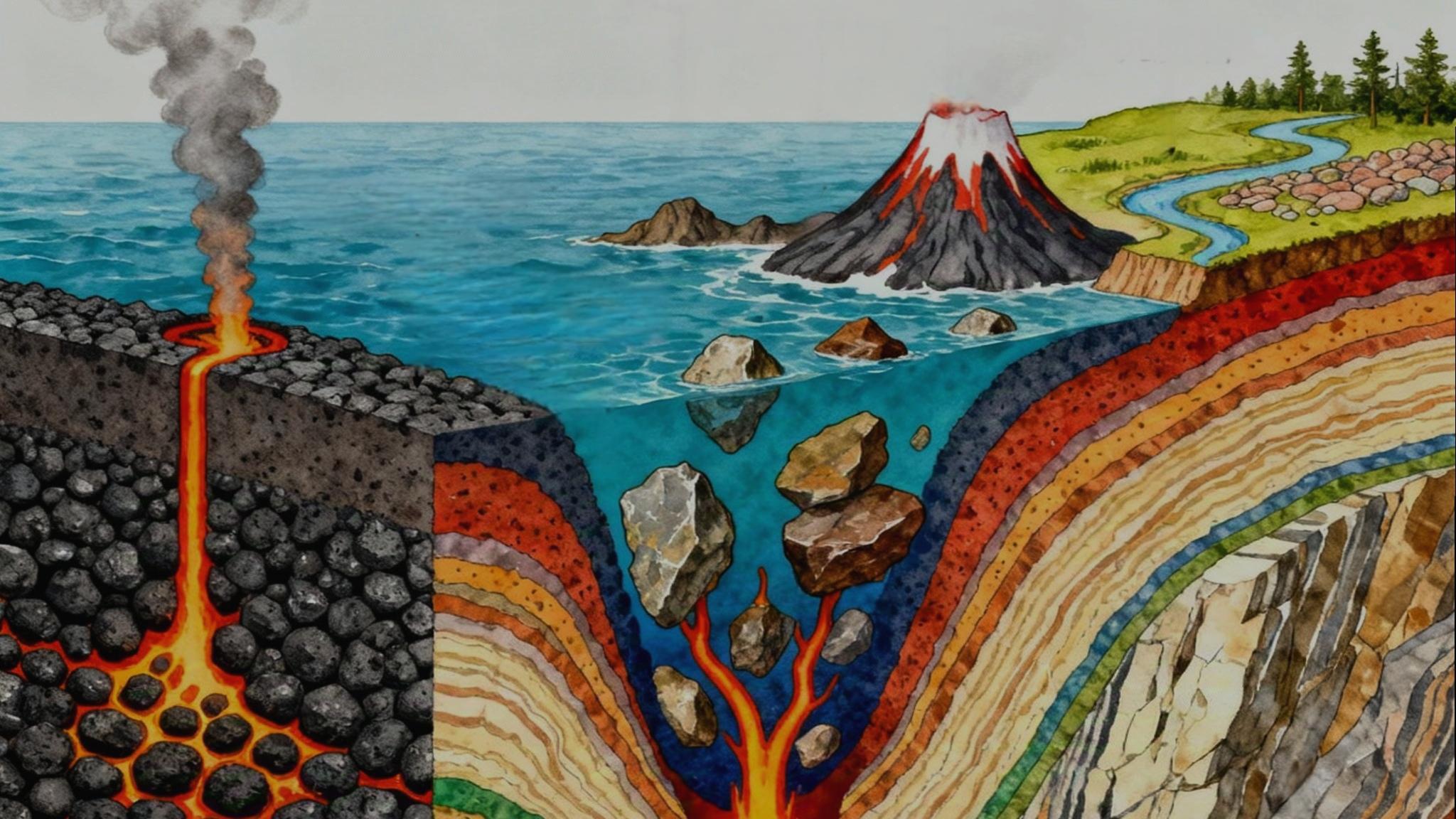 像侦探一样解读地球：这本石头密码记录了恐龙脚印和超新星痕迹