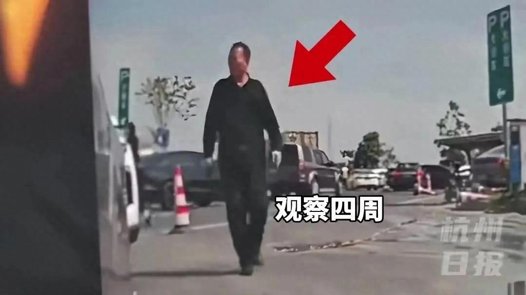 阳江服务区恶意划胎事件：监控揭露的黑色产业链与公共安全之殇！