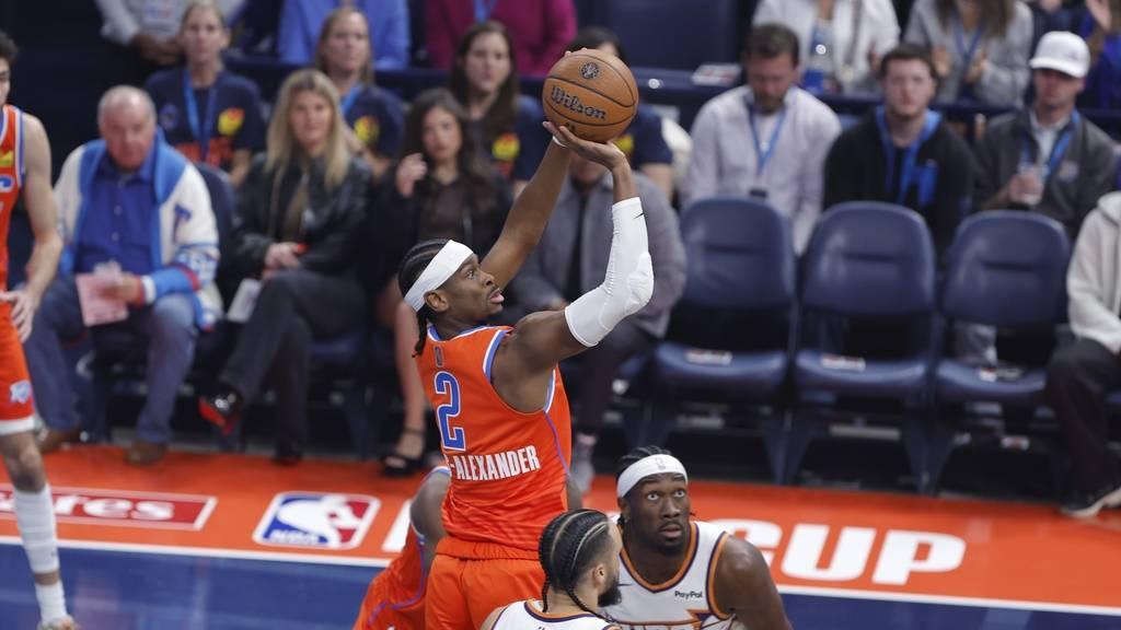 亚历山大28+8 雷霆49分大胜太阳进NBA杯西决