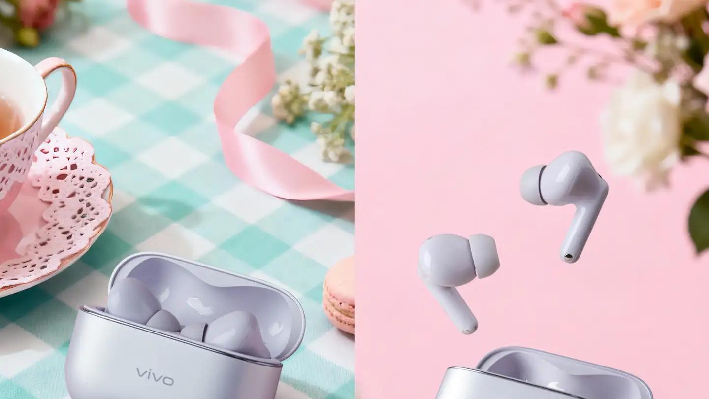 当莫兰迪紫撞上60dB深海静界：vivo TWS 5微薰紫图赏评测