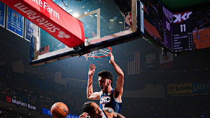 末节终于有得分了！SGA33分8板，雷霆豪取7连胜，送国王7连败