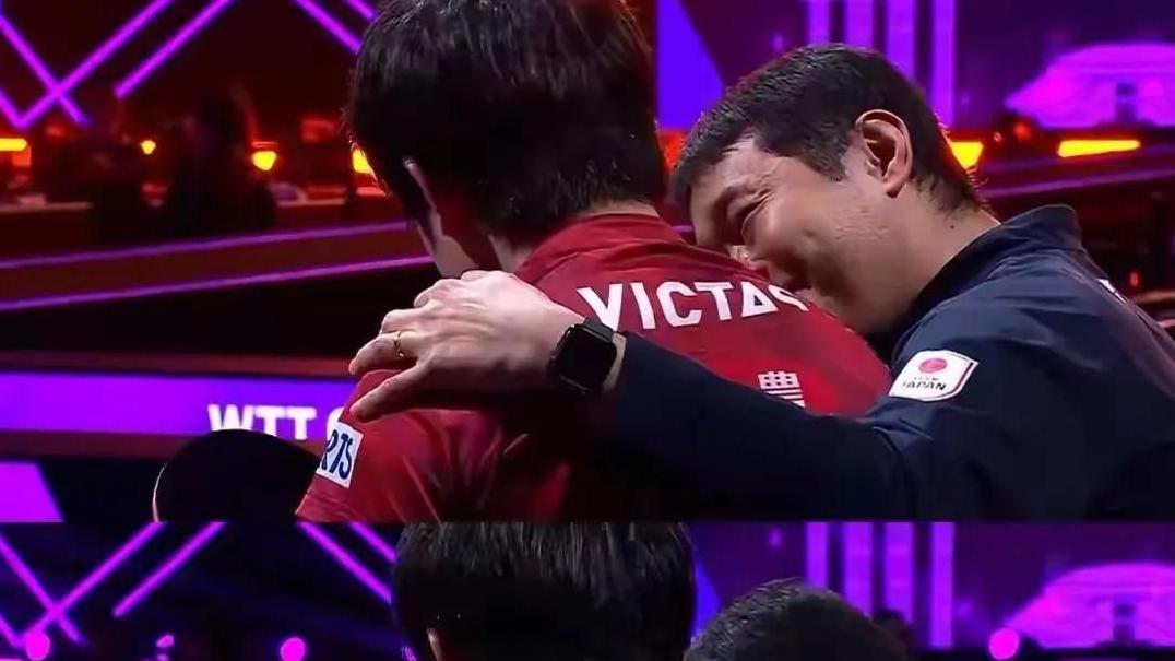 张本智和和教练的最后一次比赛，比赛背后的情感