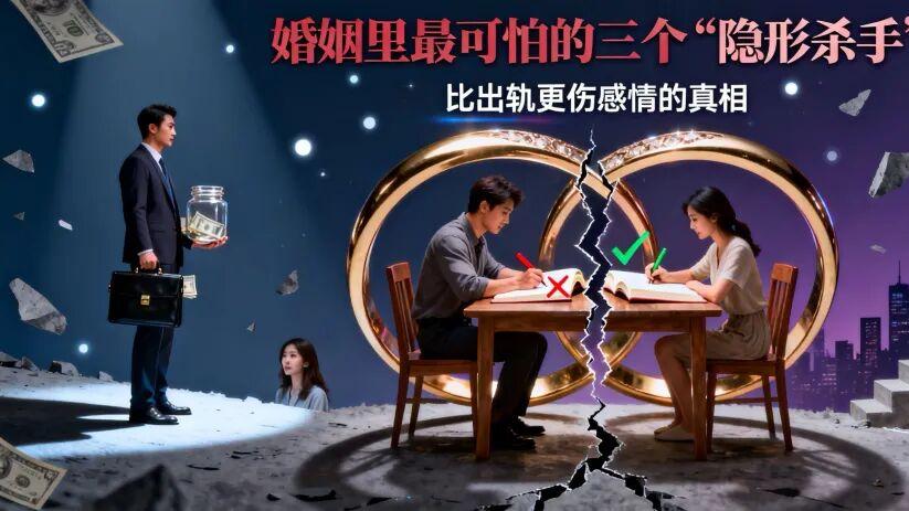 同学群六成离婚不是因为出轨，婚姻里这三个坑才最致命