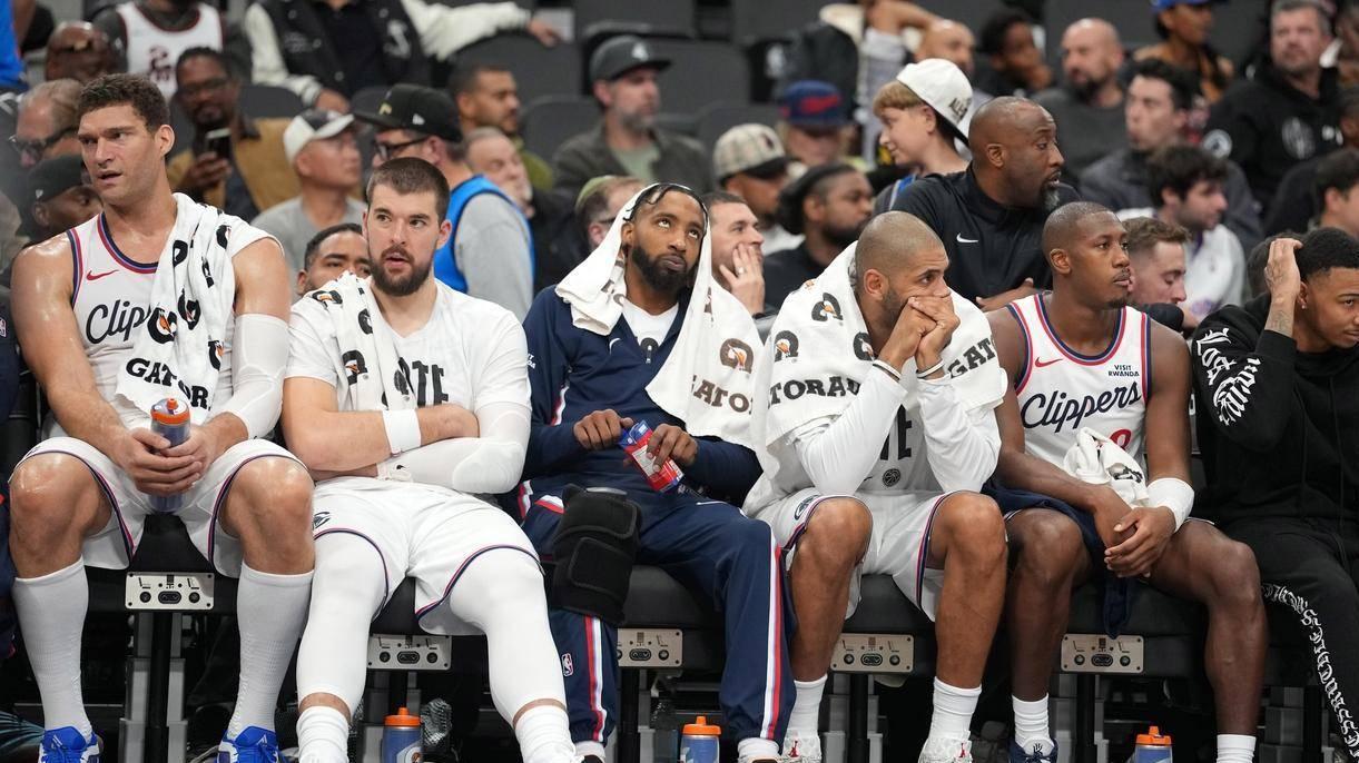 哈登休息=进攻崩盘！快船替补狂输22.9分，卢指导DNP保罗自断经脉